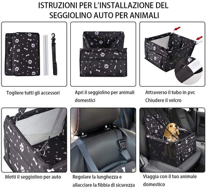 Petzento - Il Posto Preferito del Tuo Cane in Auto – Sicuro, Morbido e Facile da Installare