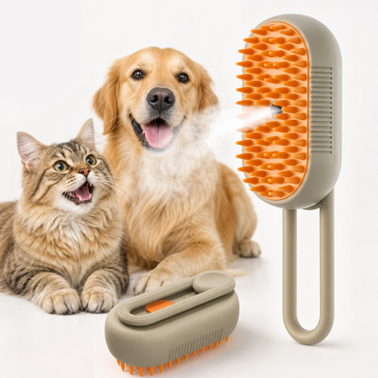 Petzento-Spazzola a Vapore per Gatti e Cani